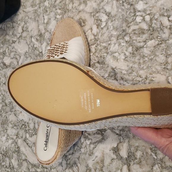 Coldwater Creek wedge slide sandal - Picture 6 of 9